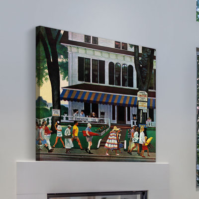 " Inn In Ogunquit " by John Falter Painting Print