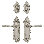 Nostalgic Warehouse Victorian Entry Set with Fleur Lever
