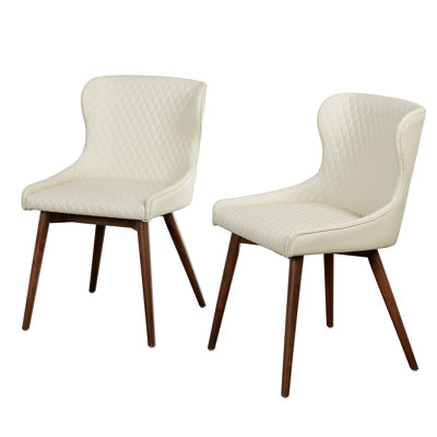 Chaise d'appoint rembourrée et capitonnée