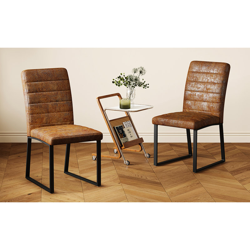 2 chaises de bureau en cuir, mousse, structure en fer, support ergonomique, facile à assembler pour deux personnes, pieds robustes, plusieurs couleurs