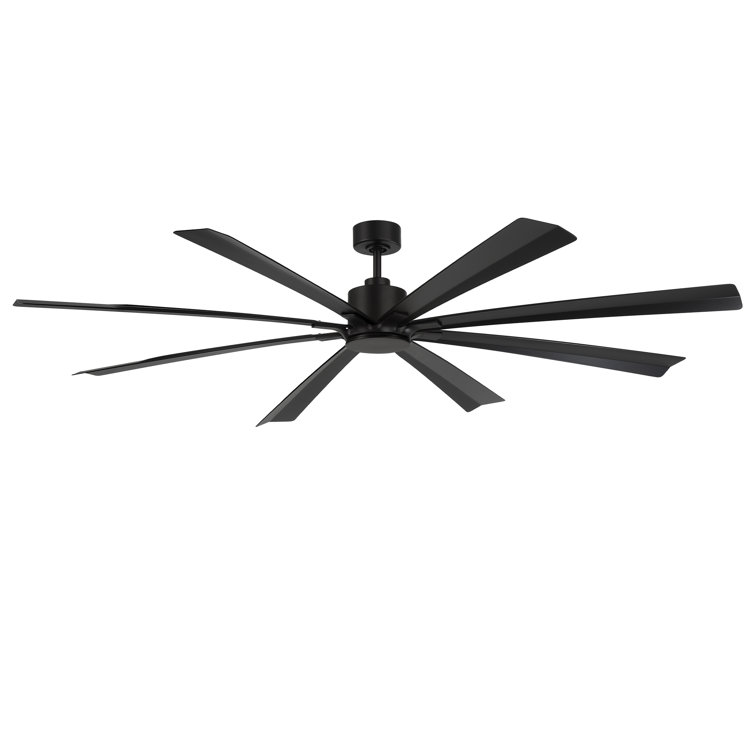 Size Matters 8-Blade Smart Ceiling Fan With Remote Control Included, Works With Alexa and iOS / Android App