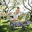 Extra Large Collapsible Wagon W/removable Canopy, 250lbs Foldable Garden Cart W/rear Storage, Big Wheel&adjustable Handles-100706636