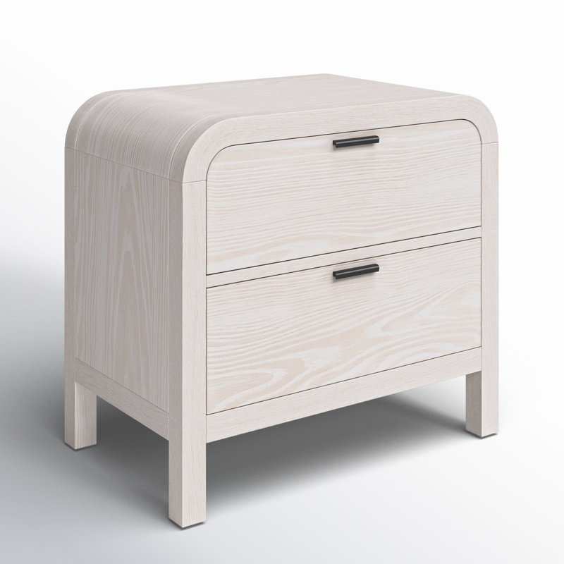 Essie 2 - Drawer 28" Nightstand, White