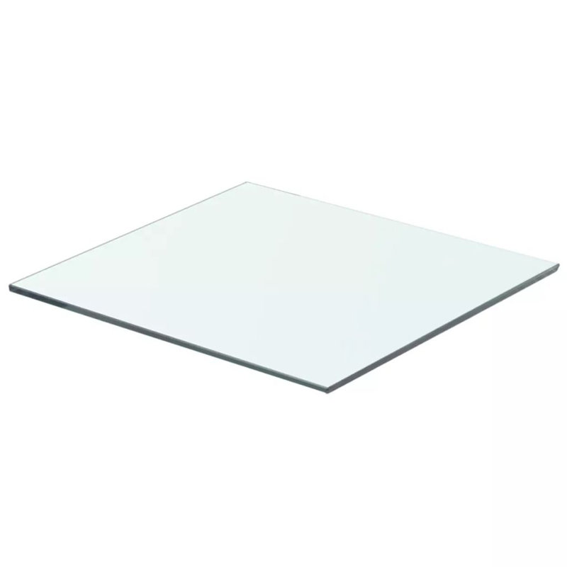 Glass Floating Shelf, 0.8cm H x 40cm W x 30cm D