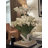 Calla Lilies In Vitra Hurricane Vase