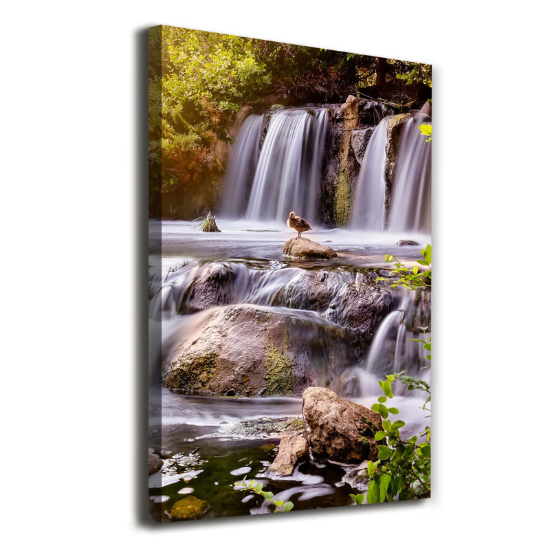 Waterfall - Wrapped Canvas Print