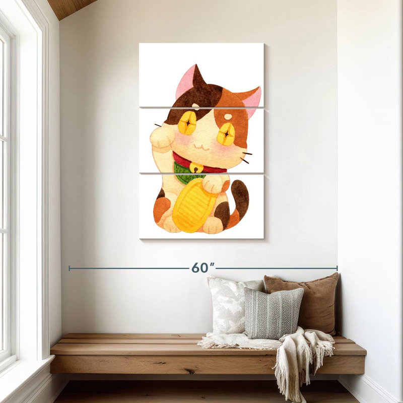 Chat chinois Brampt, H 45 po x l 28 po