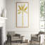 Gold Palm 2' Framed Graphic Art Print on Canvas