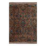 Modern Classic One-of-a-Kind 4'2" X 6'5" Hand Knotted Area Rug