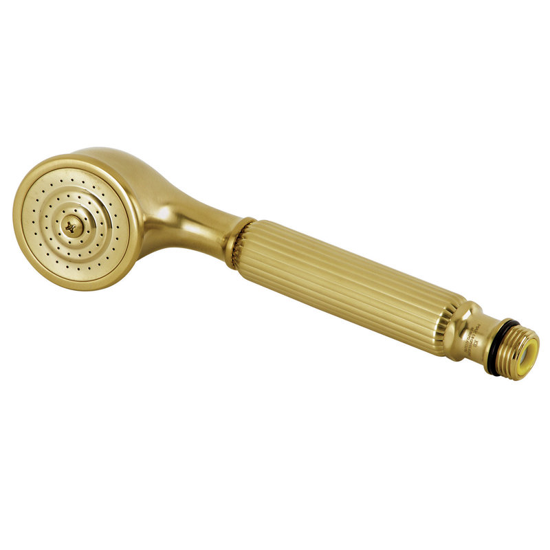 Kingston Brass Restoration Hand Shower, Brushed Brass