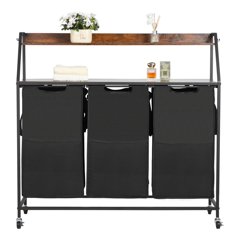 Laundry Cart with Wheels