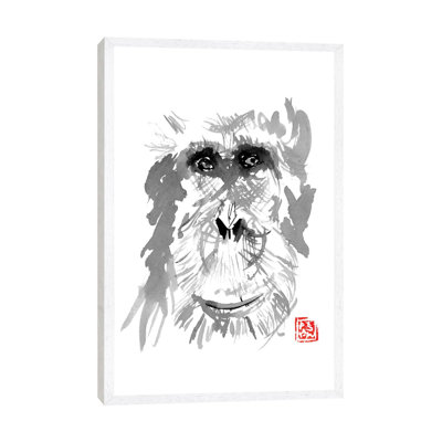 Old Orangutan by Péchane - Print on Canvas