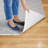 TOWN & COUNTRY EVERYDAY Rein Solid Diamond Everwash Non-Slip Backing Washable Area Rug Grey-91338295