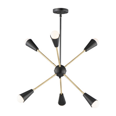 Lustre sphérique Spoutnik à 6 lumières Monroe