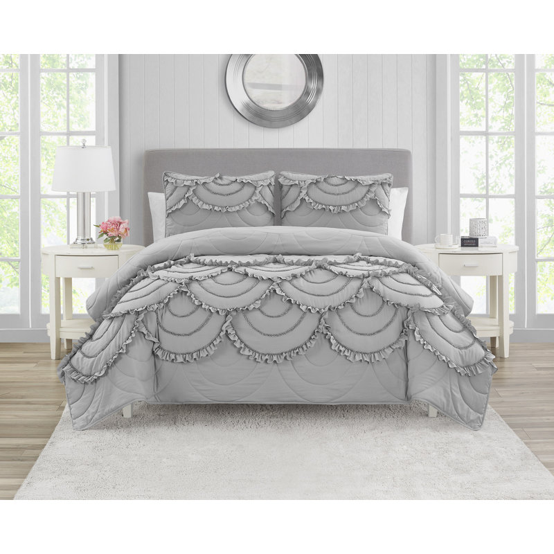 Ensemble de courtepointe DESIGN, Courtepointe pour lit simple + 1 taie décorative