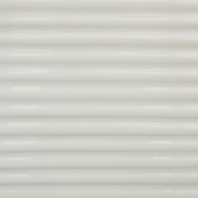 Lampe de table en céramique blanche à base cannelée avec abat-jour tambour