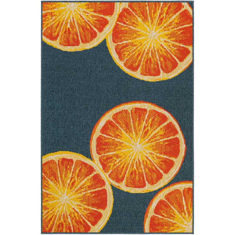  Tapis d'extérieur moderne, Rectangle 4 pi 1 po x 6 pi 1 po