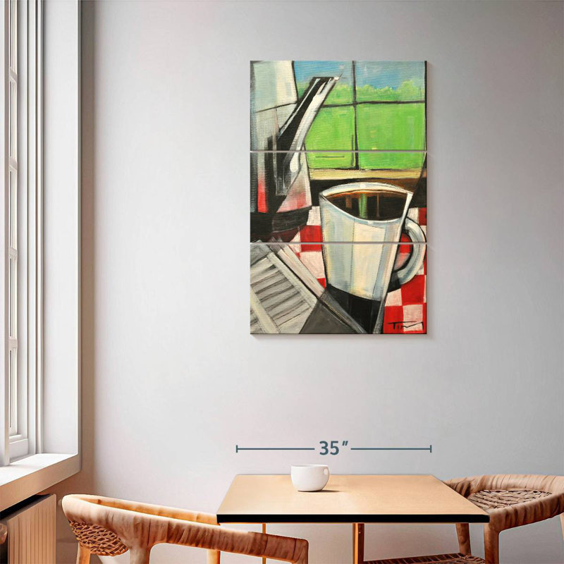 Yarlin Coffee And Morning News, H 32 po x l 20 po