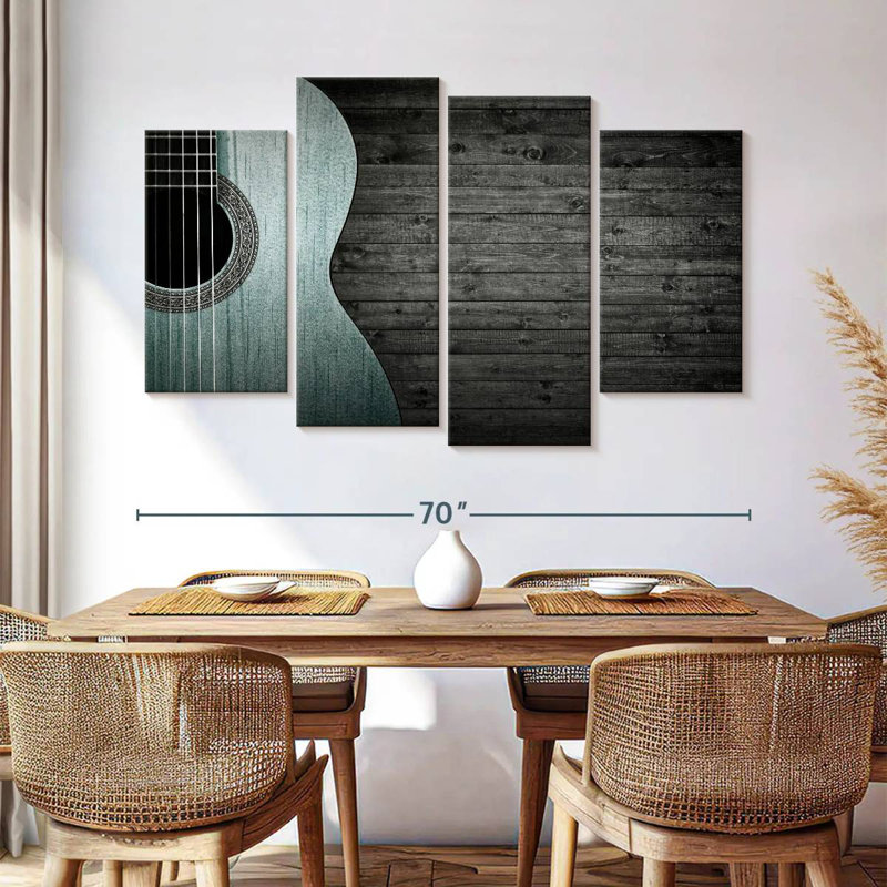 Abarca Vignette, guitare bleue