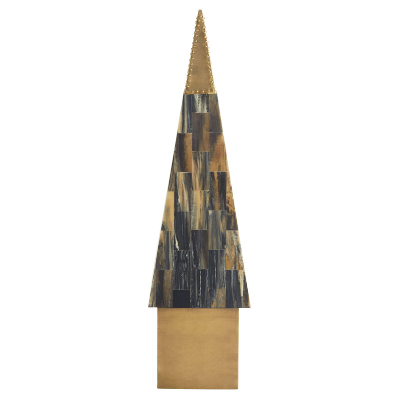 Cairo Spire Sculpture, 23" H x 6" W x 6" D