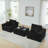 Boneless L-Shaped Sofa with Removable Ottoman, Deep Seat and Throw Pillows-1226718698