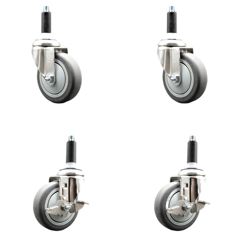 Thermoplastic Rubber Casters