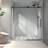 Shower Door 6076, 70Mm Stainless Steel Pulleys, Function, Nano Clean, Tempered Glass, Bathroom Gorgeous Addition 6076 Door, Design With 304 Easy Indispensable Item-121166475