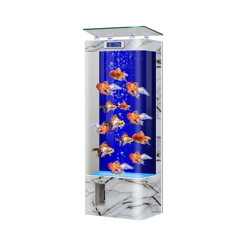 Aquarium moderne en bois massif 30 à 35 gallons Eco, 35 gallons (H 54,37 po x l 19,69 po x P 15,75 po), Beige