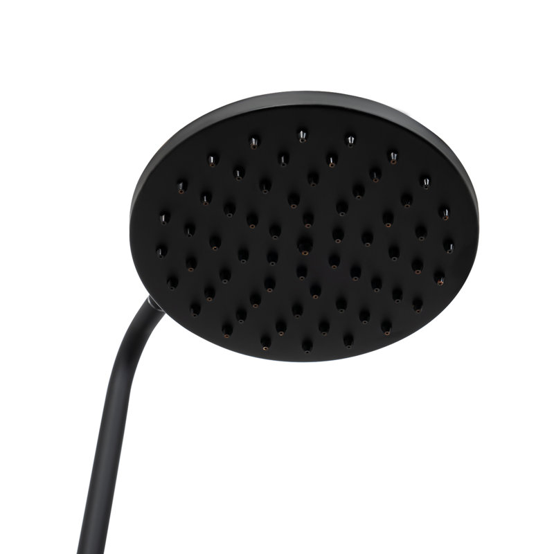 Pomme de douche pour robinet de douche, Noir mat