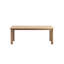 Ensemble de salle à manger en bois d'acacia massif Pablo avec table et chaises, blanc-1706679157