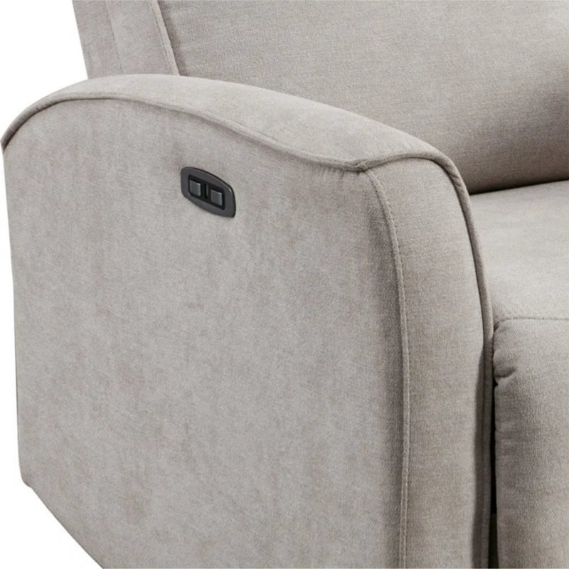 Ensemble de cinéma maison inclinable, oscillant et oscillant de 29,1 po de largeur avec port USB (ensemble de 6), Beige