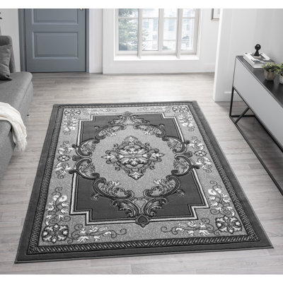 Modern Hand Carved Traditional Oriental Medallion Rug For Living Room Bedroom