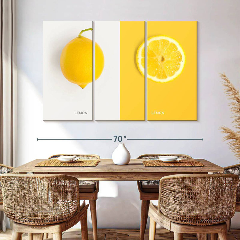 Yarlin Lemon, 42" H x 65" W