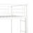 White Metal Bunk Bed - Modern Bedroom Option, Space Saving Twin Over Build, Steel Construction Ensuring Durability And Stability, Quiet Noiseless Zone, High Capacity For Bearing Weight, Safe Stairs