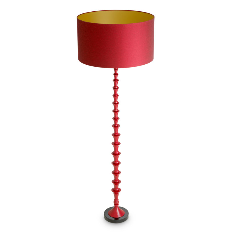 Floor Lamp, Bordeaux Red, Bordeaux Red