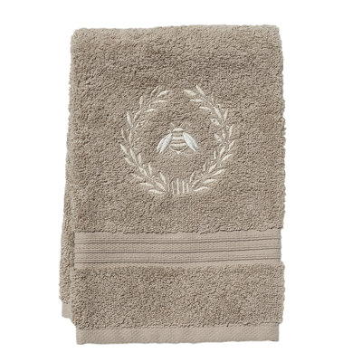 Serviette d’une serviette en tissu terry