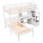 Lit superposé en L simple au-dessus de simple avec bureau intégré Ffyon-1244660962
