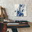  «Indigo Mosaic» par Silvia Vassileva, art mural en verre acrylique, 12 po x 12 po