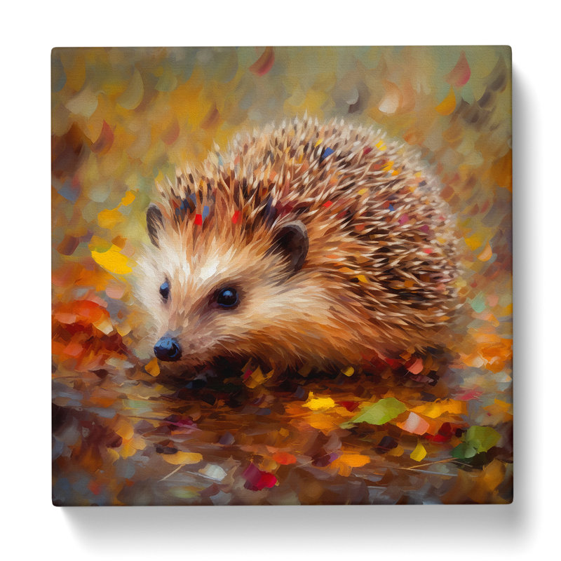Hedgehog Impressionism - No Frame Print