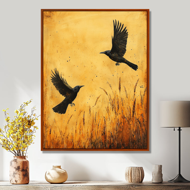 Kopp - Animals Canvas Wall Art, Brun, Impression encadrée flottante, H 20 po x l 12 po