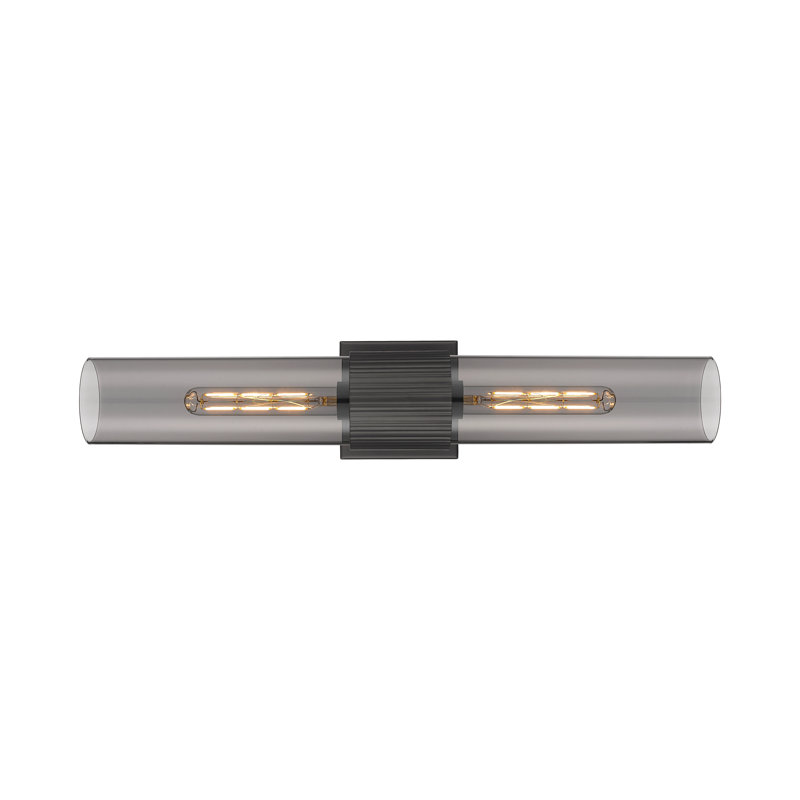 Mahue 2 - Light Dimmable LED Vanity Light, Smoke, Matte Black