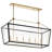 Delvin 6 - Light Dimmable Linear Chandelier-1139616536