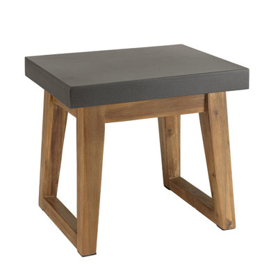 Akil Rectangular Outdoor Side Table , 50cm cm W 40cm cm D