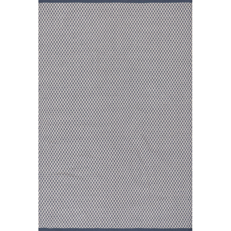Riviera Navy Handwoven Indoor/Outdoor Rug, Rectangle 9'6" x 13'6"