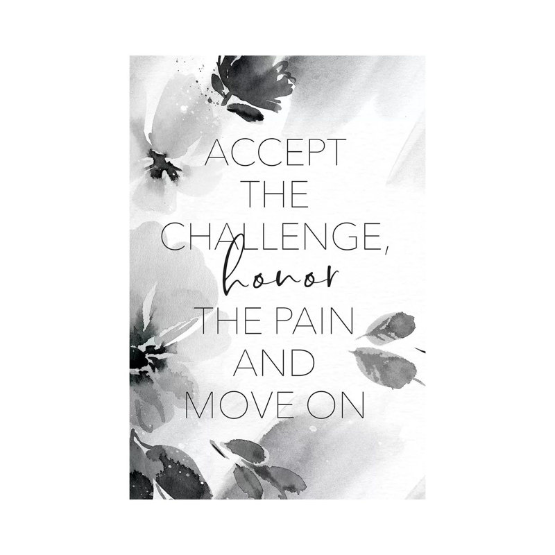 Accept The Challenge by Stephanie Ryan - Painting on Canvas, Wrapped Canvas, 66.04cm H x 45.72cm W x 1.91cm D