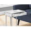 Table d'appoint Shelyn, en forme de C, bout, côté, collation, tiroir de rangement, salon, chambre à coucher, métal-947325405-947325407