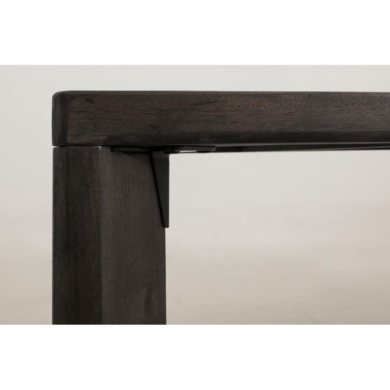 Rectangular Dining Table, Black, 29.75" H x 39.25" W x 78.75" D