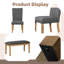 Ensemble de salle à manger 5 pièces avec chaises rembourrées en similicuir, table carrée compacte-936751581-936751580