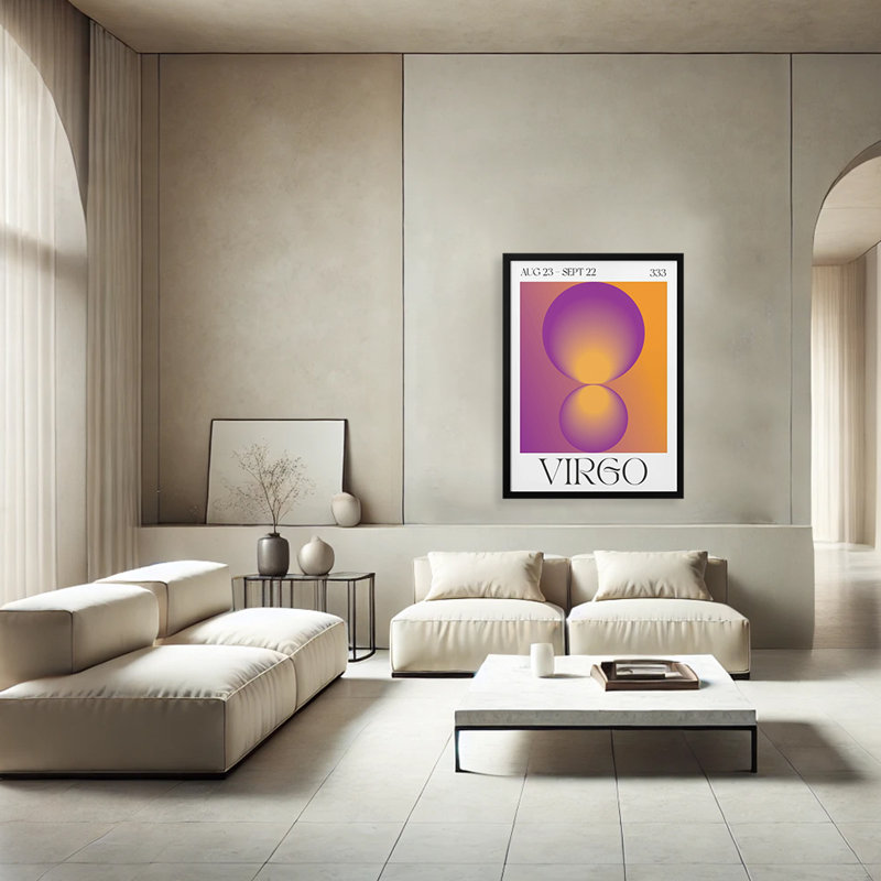Virgo Print by Valeria Castillo, 10" H x 8" W 