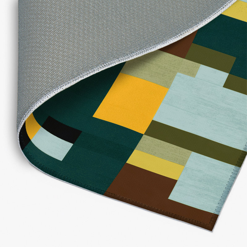 Tapis intérieur et extérieur Blocked Biosphere, Rectangle 4pi x 6 pi